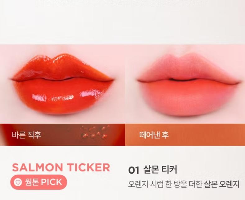 TONYMOLY x Daiso Bonsep Lippen-Tattoo-Sticker | Lang anhaltende Lippenfarbe | Direkt aus Korea