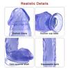 30cm Super Skin Realistic Blue Dildo Soft Suction Cup Big Huge Strapon Penis Adults Sex Toys for Women Female Masturbator 18+
