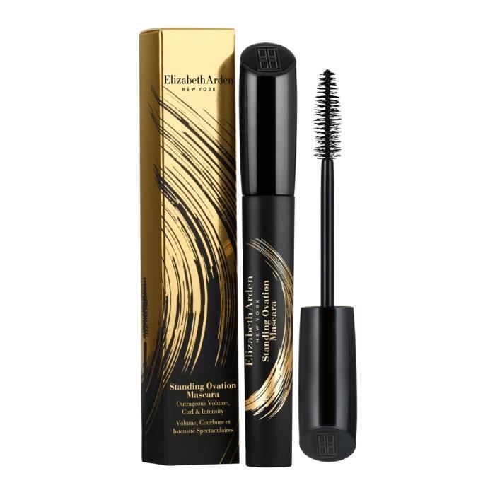 Mascara - Elizabeth Arden - Masque 01 Noir Ovation - Noir - Application facile - Cils doux et séparés