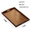 Extra Large Wooden Serving Tray with Handles