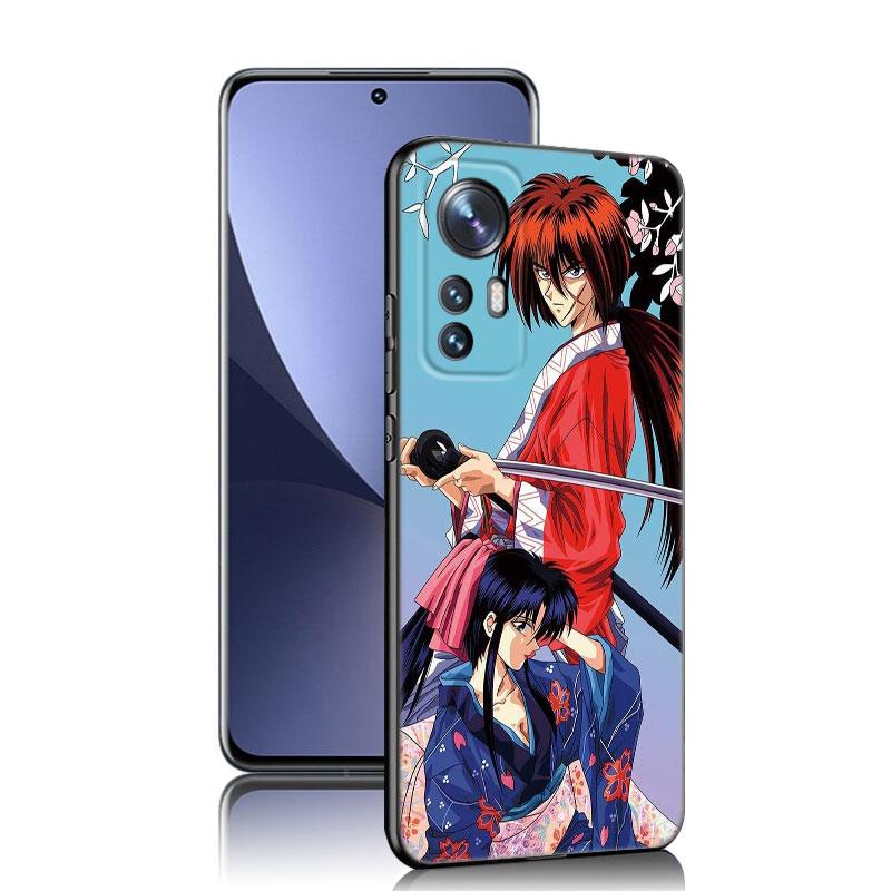 Rurouni Kenshin Anime Black Phone Case For Xiaomi Mi 9 SE 8 10 10T 11 12 13 Lite 9T 11T 12S 12T 13T 14 Pro 5G NE 11i 12X