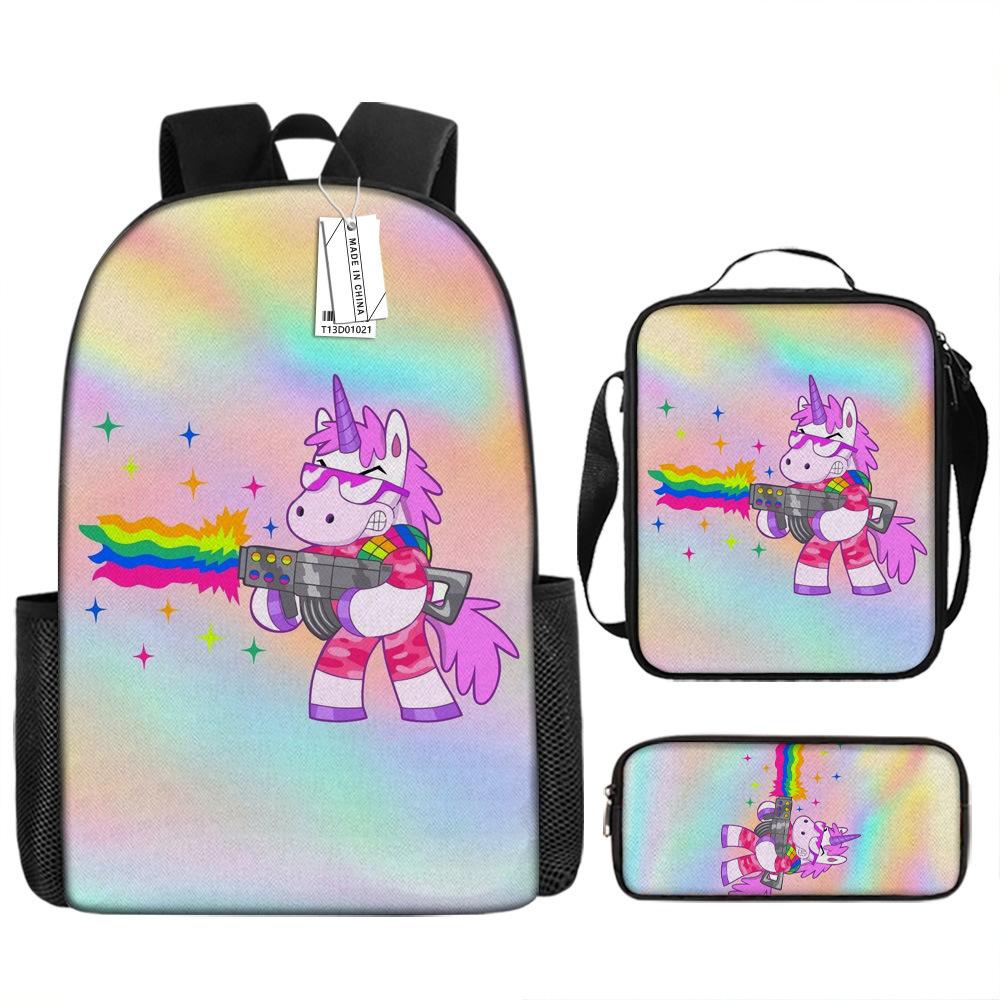 Kindergarten children's school bag unicorn primary school bag small class large class boys and girls reduce the burden of backpack