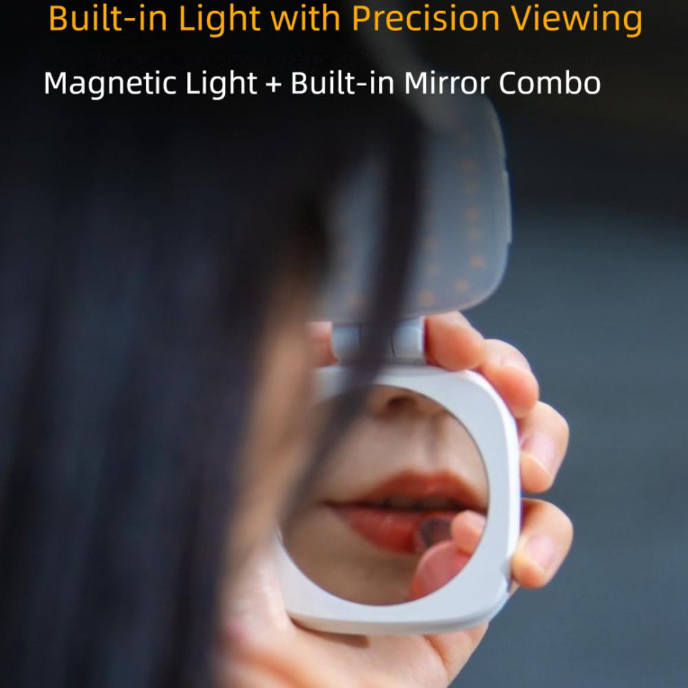 with Mirror Magnetic Selfie Light Stand Magnetic Photo Light Mini Selfie Fill Light  Outdoor
