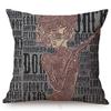 Surreal Abstract Woman Vintage Poster Throw Pillow Case Lady Portrait Sofa Chair Decoration Square Cushion Cover