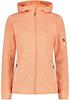 Куртка CMP Woman Fleece Jacket Fix Hood (3H19826) Jacket Knitted Melange Hoody (3h19826-03ct) salmone-bianco