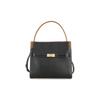 Lee Radziwill Double Matte High-End Exquisite Leather Shoulder Crossbody Handbag Small Women Handbag Black 61302-001