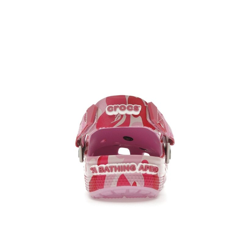 Crocs BAPE x Classic Clog ABC Camo - Pink Unisex Sneakers 209627-6I2