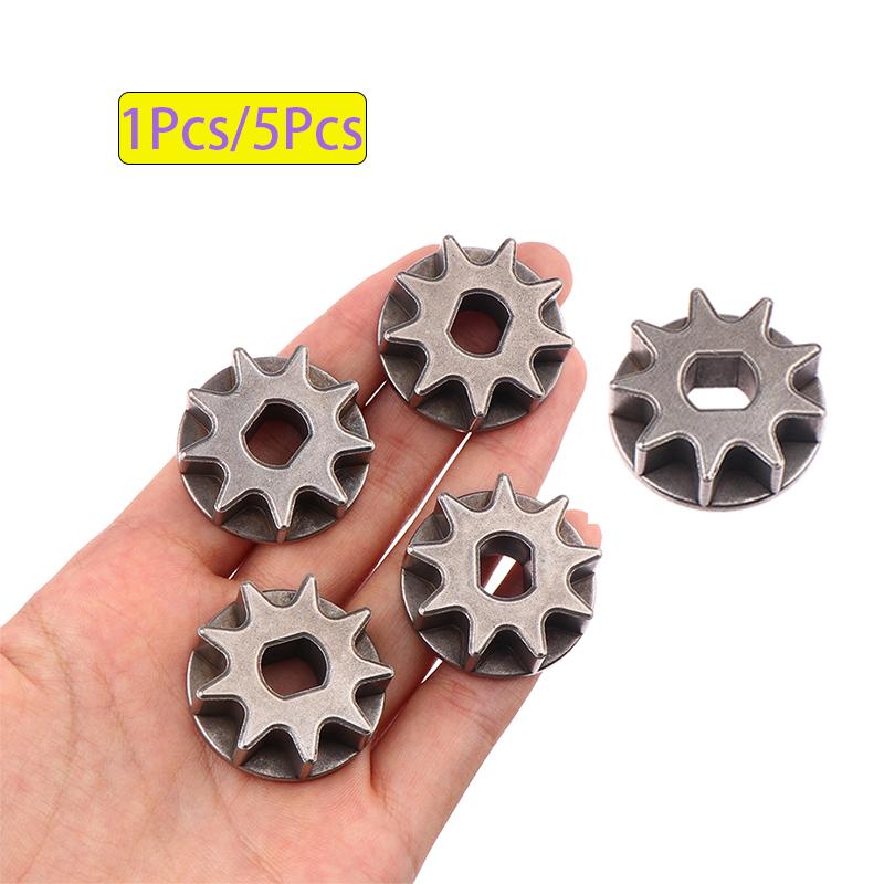 1/5Pcs 6-Inch Electric Chainsaw, 8-Inch Lithium Battery Saw, 9-Tooth Gear With 8*10 Inner Hole For Enhanced Cutting