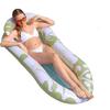 Inflatable Water Lounger with Mesh for Swimming