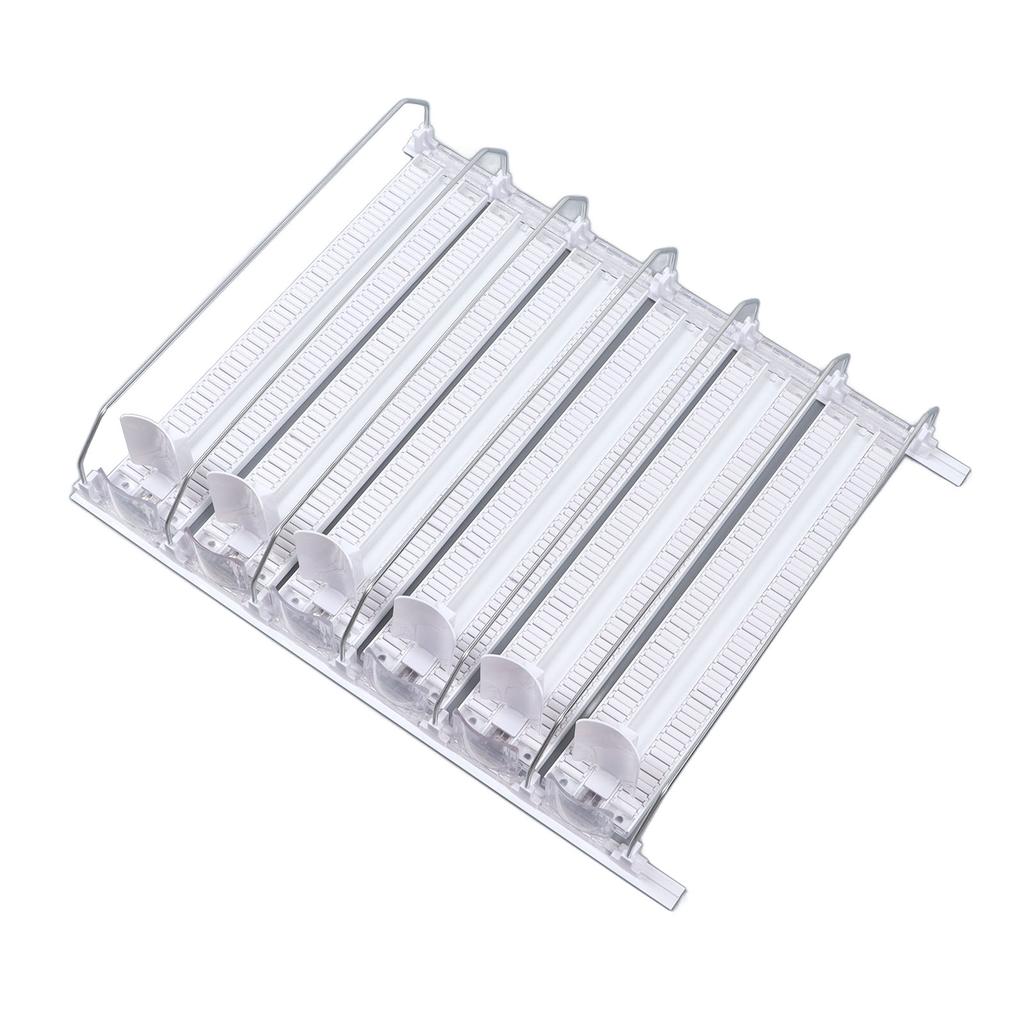 Selbstschiebender Getränkehalter 6 Reihen Verstellbare Breite Federbelastet Leichtgängig Große Kapazität 15in