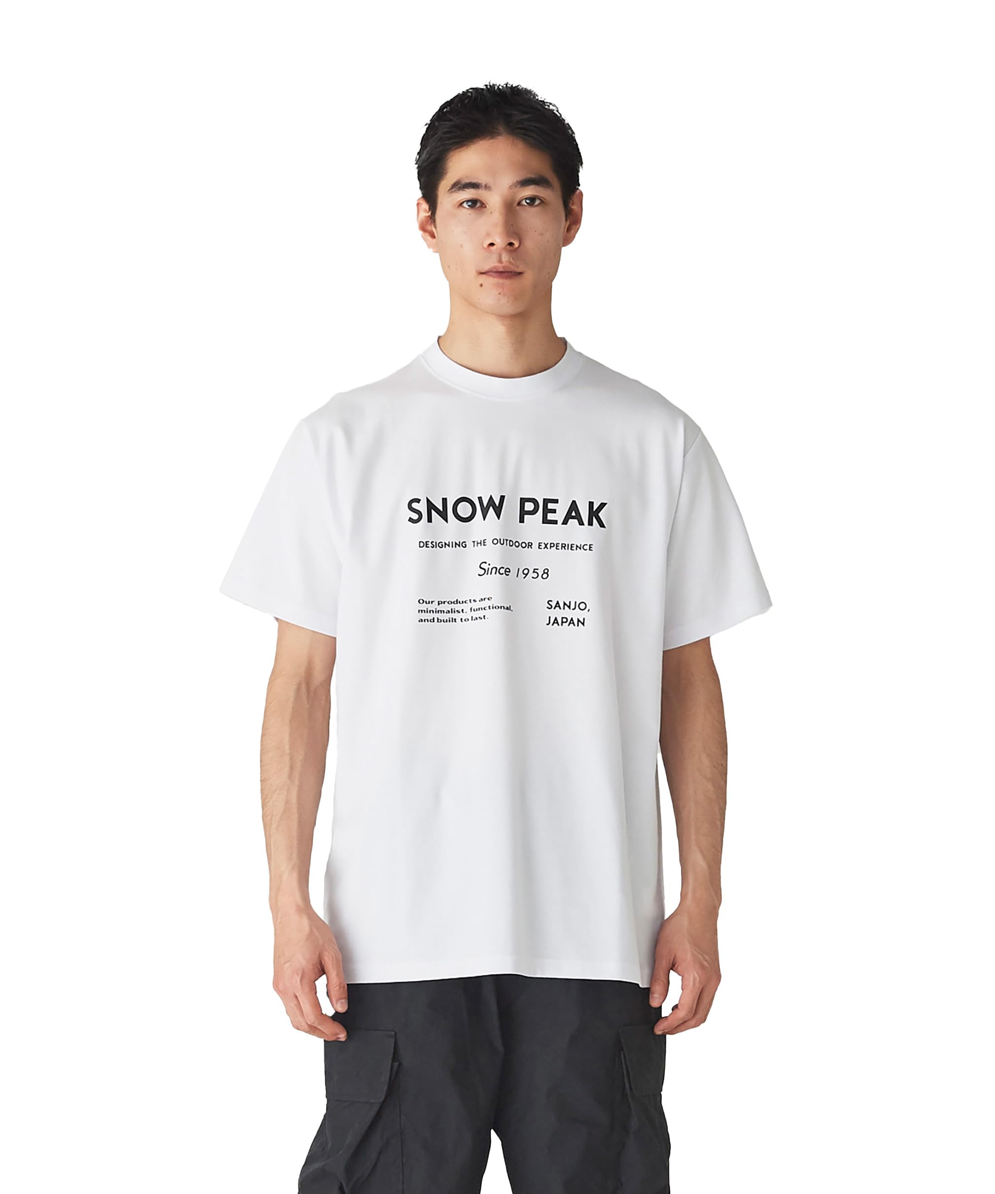 

Logo Typography White [Snow Peak] T-shirt T-Shirt