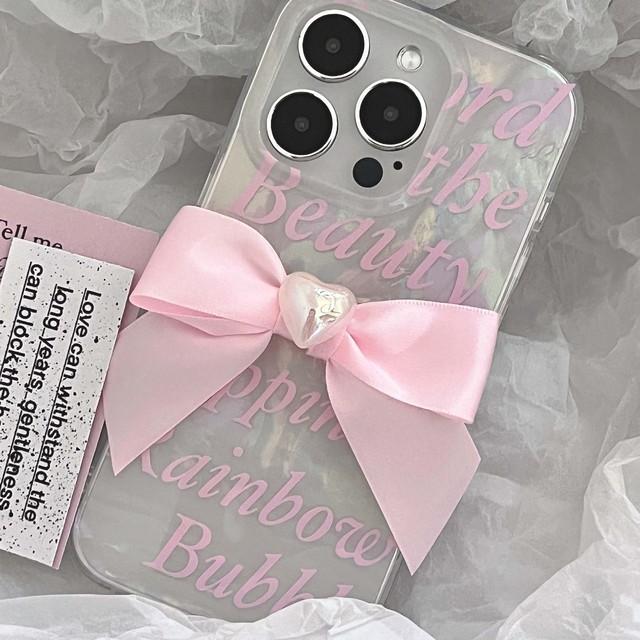 

Ins 2023 3d розовый бант Beauty Imd противоударный чехол для Iphone 13 11 Promax 12 14 Pro Max милый чехол для телефона задняя крышка Капа For iphone 14promax