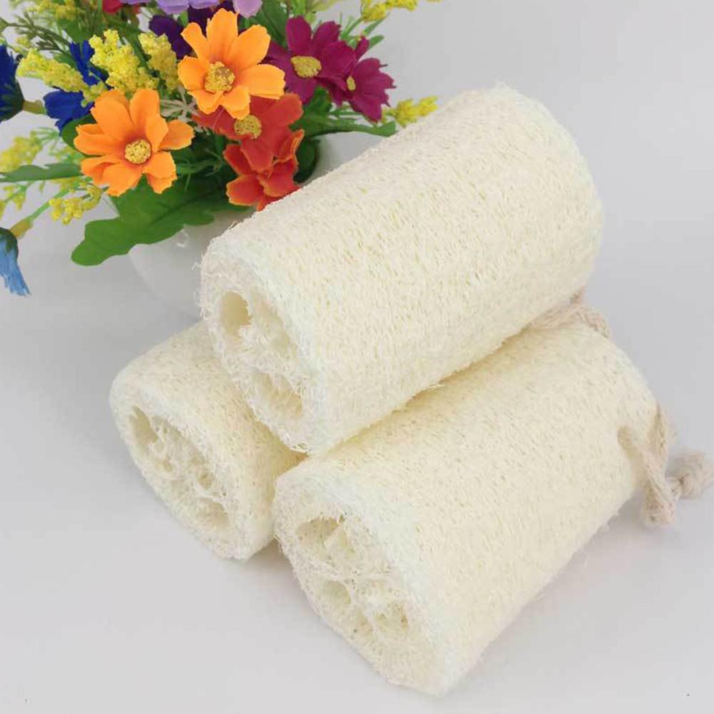 Natural Loofah Body Scrub Sponge Bath Rub Dishes Cleaning Exfoliating Scrubber Tool