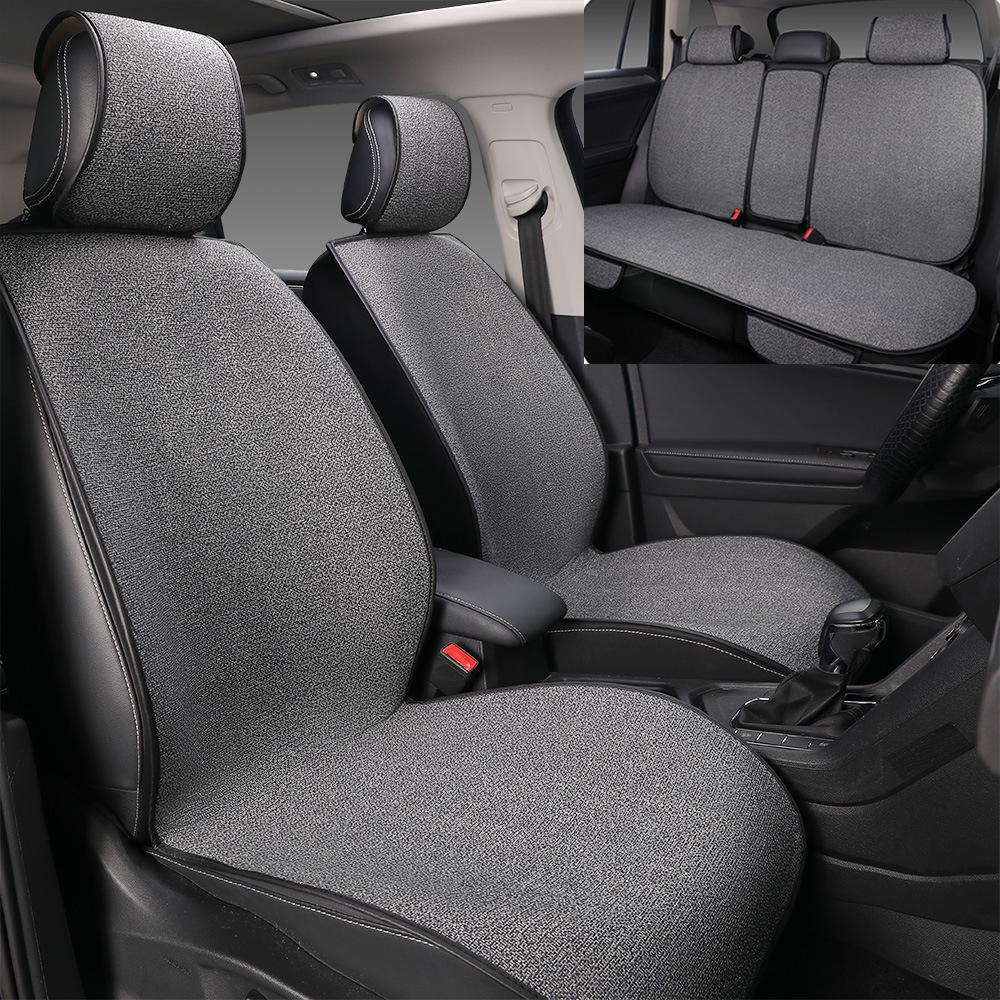 Universal Cotton Linen Car Seat Cushion for Buick Excelle, Regal, LaCrosse, Excelle GT, Encore - All Seasons.
