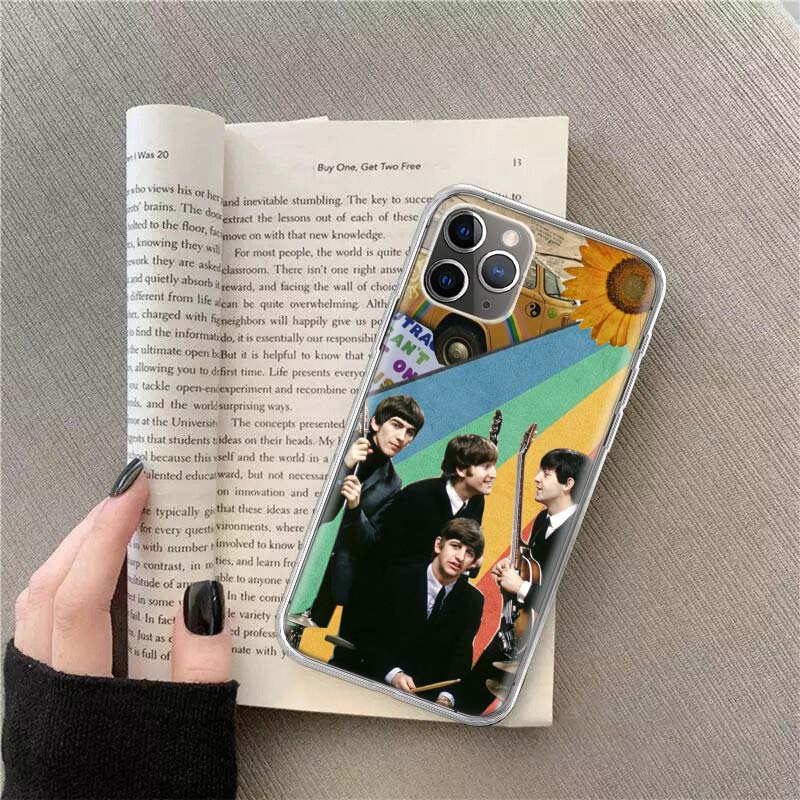 Pretty S-Beatles-B Phone Case For Apple Iphone 12 13 Mini 14 15 Pro 17 Pro Max Air 11 16E 16 Plus Shell Cover Clear TP