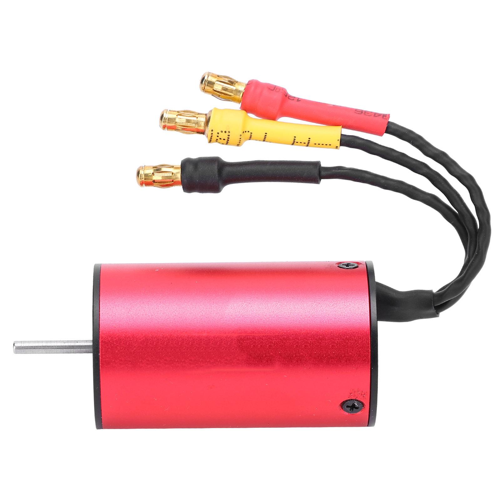 

HH2440 4000kv Безколекторний двигун Легкий для 1:18 RC Безколекторного Автомобіля Човна Червоний Метал