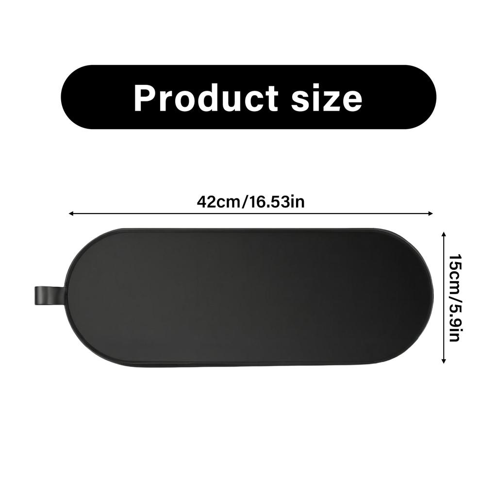 Coffee Machine Sliding Mat with Nonslip Base and Hanging Strap Adjustable Kitchen Appliance Gliding Pad Accessory