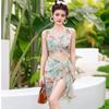 Holiday Seaside Hot Spring Swimsuit Split Bikini Three-piece European and American Swimwear