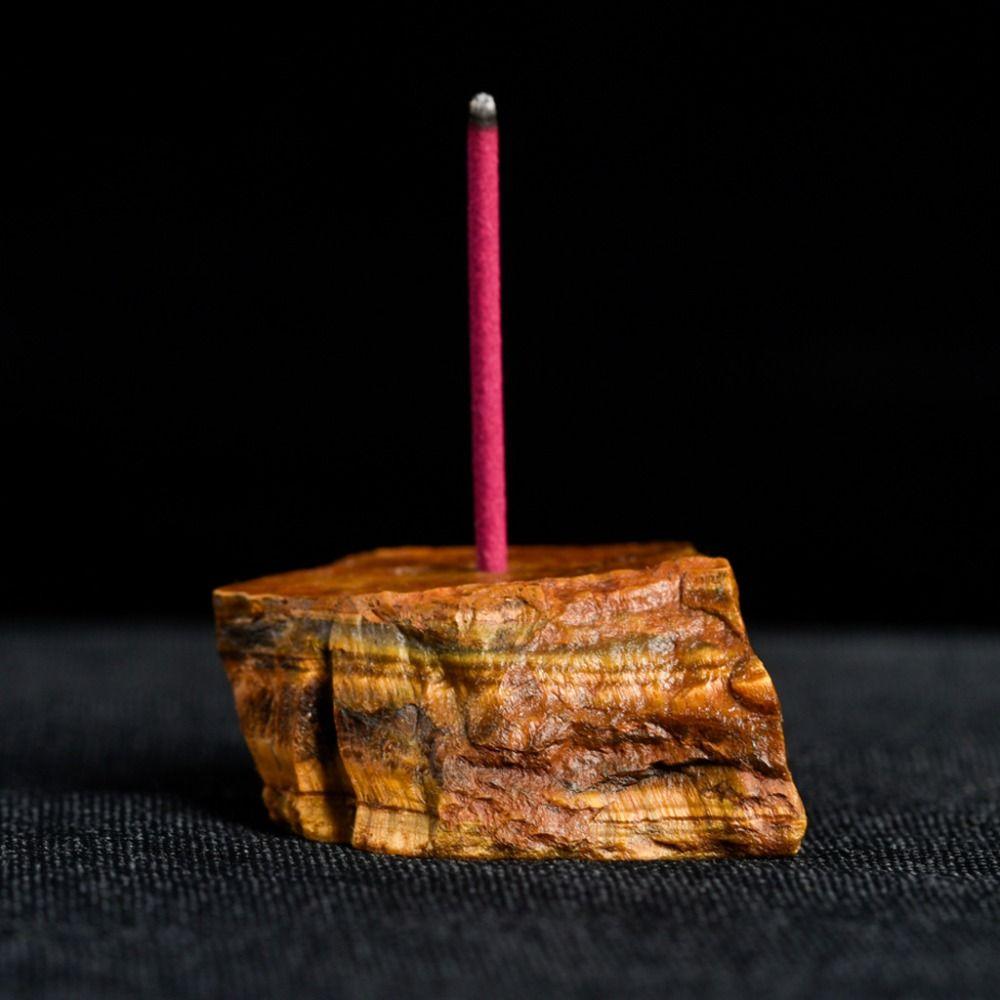 Unique Crystal Stone Incense Holder Natural Incense Base Incense Sticks Burner Crystal Incense Censer Fresh Air