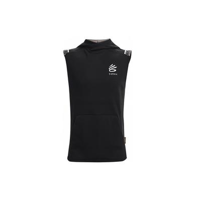 Vestă cu glugă fără mâneci pentru baschet Curry Series Bărbați Topuri Negru 1366637-001