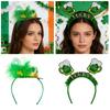 Festival Irish Themed Plastic Hair Band for Saint Patrick's Day Celebrations Comfortable Lightweight Headwear Accessory