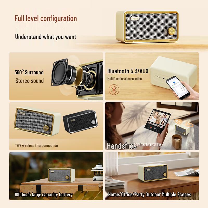 Lenovo YINENGZHE Wireless Bluetooth Speakers