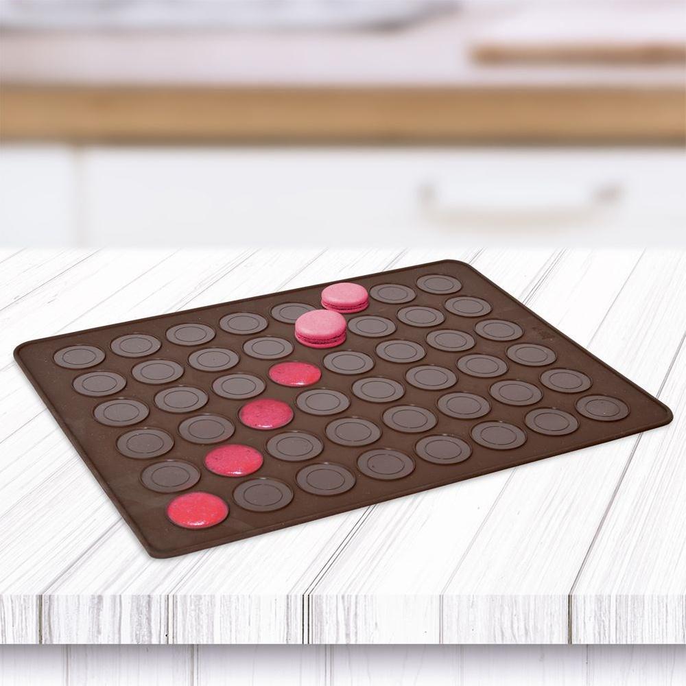 Silicone Mat Mold for Baking Macaroons, Cookies, and Biscuits