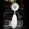 Crystal Car Hanging Ornament Animal Craft Rearview Mirror Pendant Fashion Car Pendant  Women Girls
