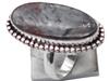 Black Rutile Natural Gemstone Ethnic Antique Design Ring US Size-8 A123