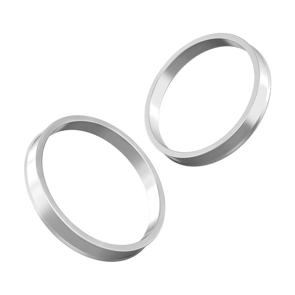4Pcs 72.6mm to 56.1mm Aluminium Alloy Car Hub Centric Rings Wheel Bore Spacer