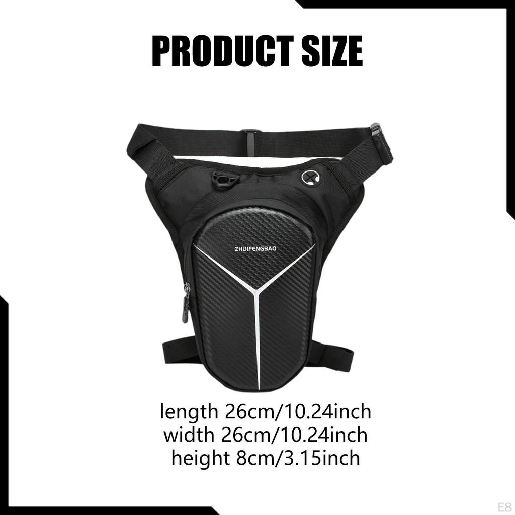 Motorcycle Leg Bag Drop Bags Gear Pouch Multi Pocket Phone Storage Waist Thigh Packs for