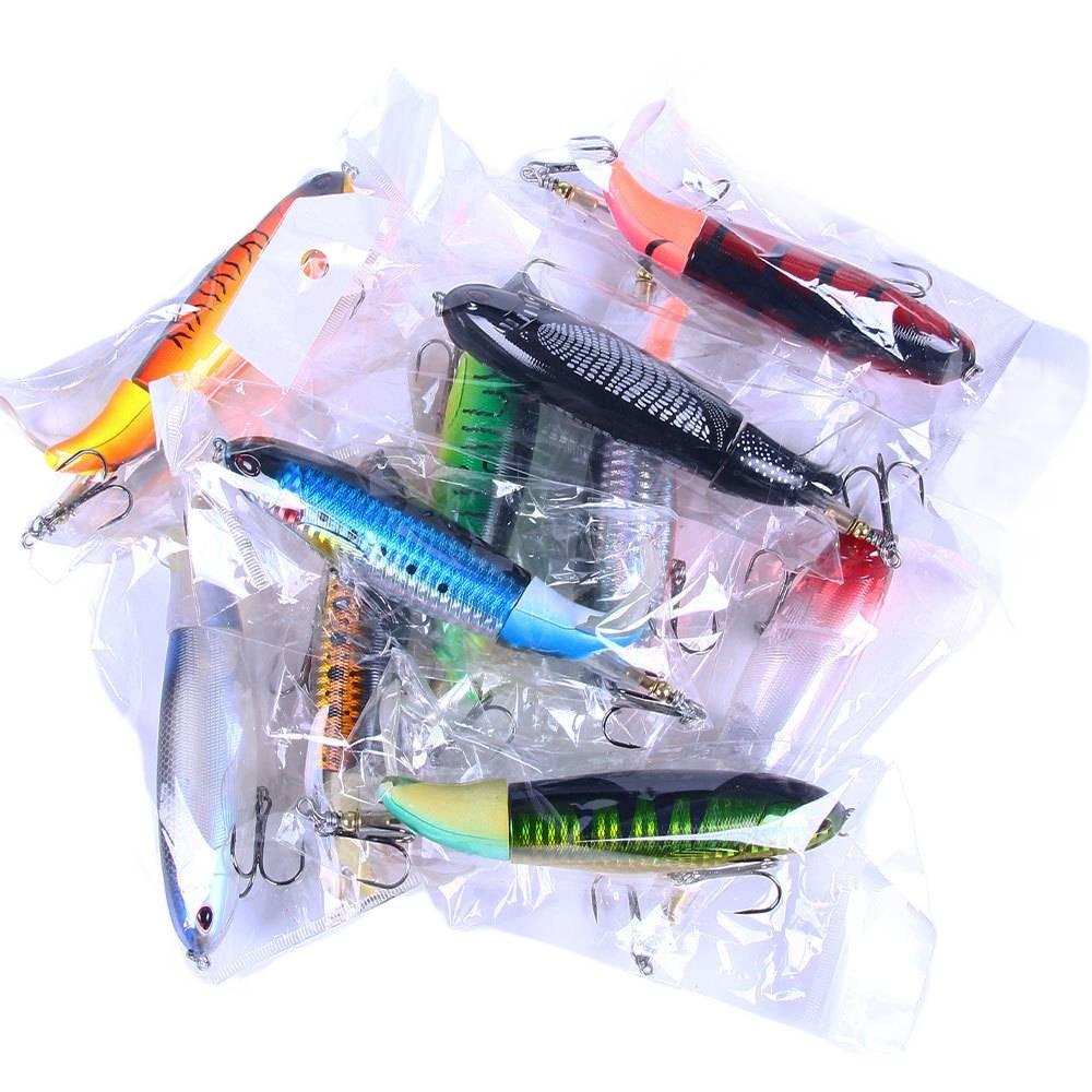 11cm13gFloating Pencil Propeller Simulation Lure Bait Surface Drag Tractor Bait Bass Pike Special Kill