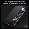 Luxury Carbon Fiber Pattern Phone Cover for Samsung Galaxy Z Fold 7 6 5 4 Case Built-in Magnetic with Card Slot Protection Cover