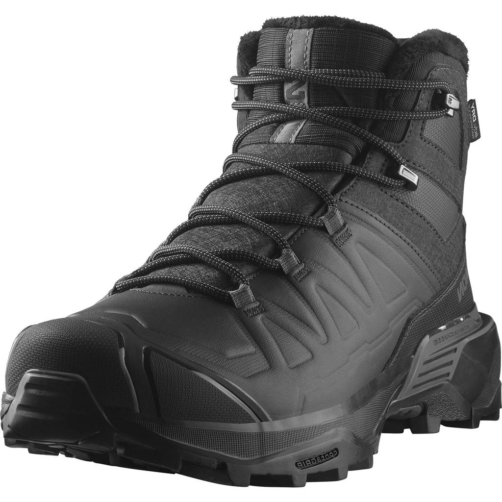 Salomon X ULTRA SNOWPILOT WP Waterproof Winter Boots Size (L47585600), Black/Phantom/Castlerock, 28.5cm