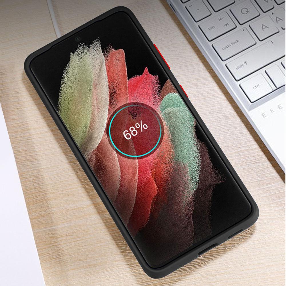 Smiley Face Stripes Matte Case For Samsung Galaxy S22 S20 S21 FE S10 S9 Plus S8 Capa Note 20 Ultra 10 Lite Phone Fundas