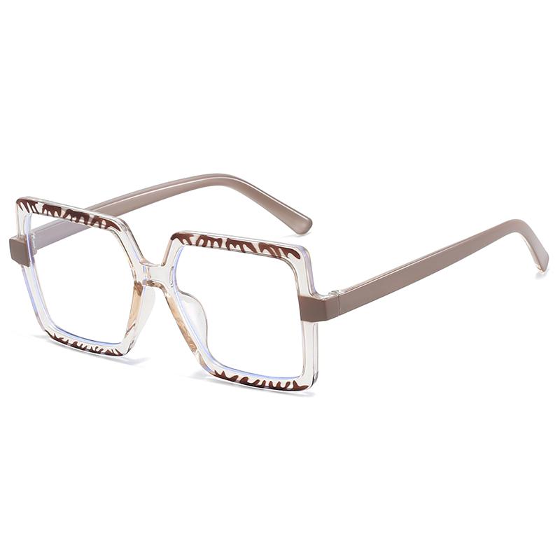 Blaulichtfilterbrille Exquisite Mode Quadratische Brille Damen Herren Retro Luxus Brille Blaulichtblockierend Mann Dame Brille