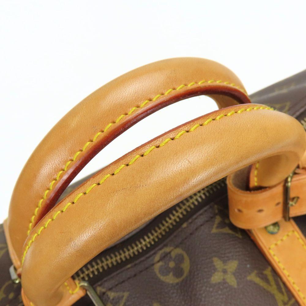 Used LOUIS VUITTON Boston bag Kiepol 45 M41428 Monogram/Nume leather Brown Travel