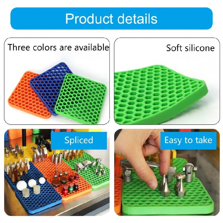 Silicone Storage Tray Dents Repair Tool Organizers Accessories Interchangeable Head Rack for Chuck Replacement Heads