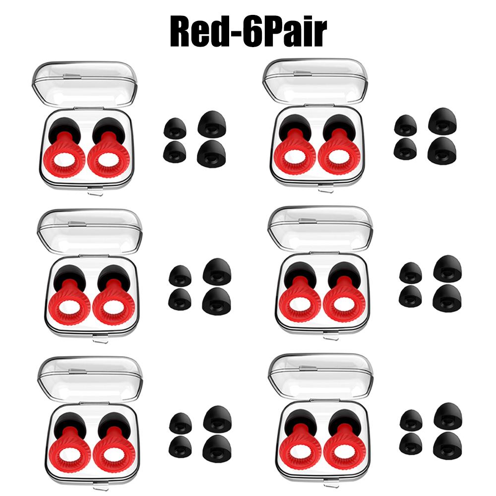 Silicone Noise Earplugs for Swimming Sleep Noise Cancel Reduction-Soundproof Reduce Disturbances -Quality Loop Earplugs Supplies