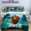3Pcs Cityscape Chaos Joker'S Reign Bedding Set Soft Fabric Duvet Cover Pillowcases Christmas Xmas Halloween Gift 1 Duvet Cover 2 Pillowcase L1512