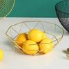 Fruit Bowl Cake Stand Plates Dinnerware Dishes Snack Dish Iron Fruit Basket Creative Fruit Plate Snack Candy Storage Basket