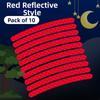 10pcs/set Rainbow Red White Bike Wheels Rainbow Sticker  for Bike
