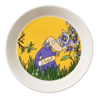 Moomin by ARABIA Classic Hemulen Moomin 1066916 [Officially Imported] Plate, 19cm, Yellow, Tableware, Arabia,
