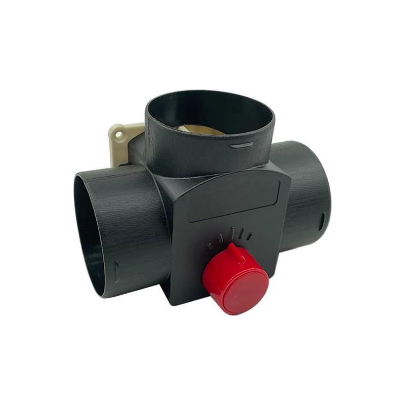 1/2/4/6X 75mm Car Heater Air Vent Ducting T Piece Exhaust Connector Dual Regulating Valve Flap For Webasto Diesel Parking Heater 1X
