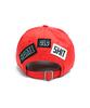 Aimnaseohyumeonbiing The Legendary Out Patched Cap - Red