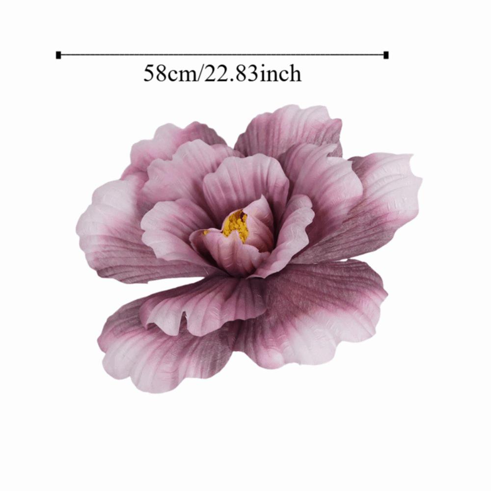 58cm Non-Woven Fabric Peony Flower Large Scale Giant Branch Wedding Decoration Wall Road Stage Supply Simulation Flowers