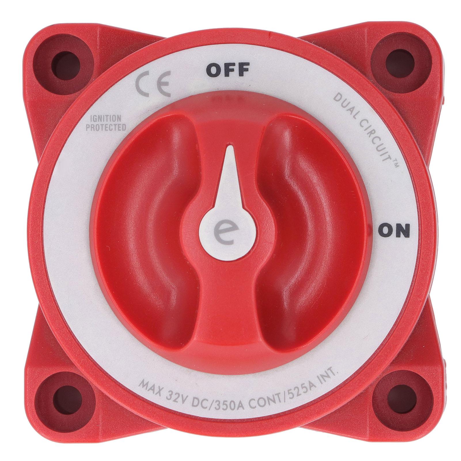 

Выключатель массы аккумуляторной батареи, поворотный, вкл/выкл, 2 положения, 4 шпильки, IP66 водонепроницаемый, 350А, универсальный для яхты