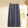 Women's High-Waist Slimming Mid-Length Skirt for Spring & Autumn 2025