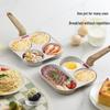 3-Hole Nonstick Breakfast Frying Pan