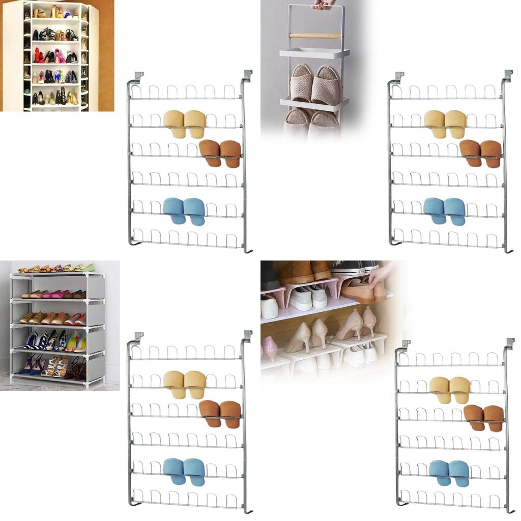 Spacesaving Metal Shoe Organizer For Indoor Use In Dorms And Homes With Easy Assembly